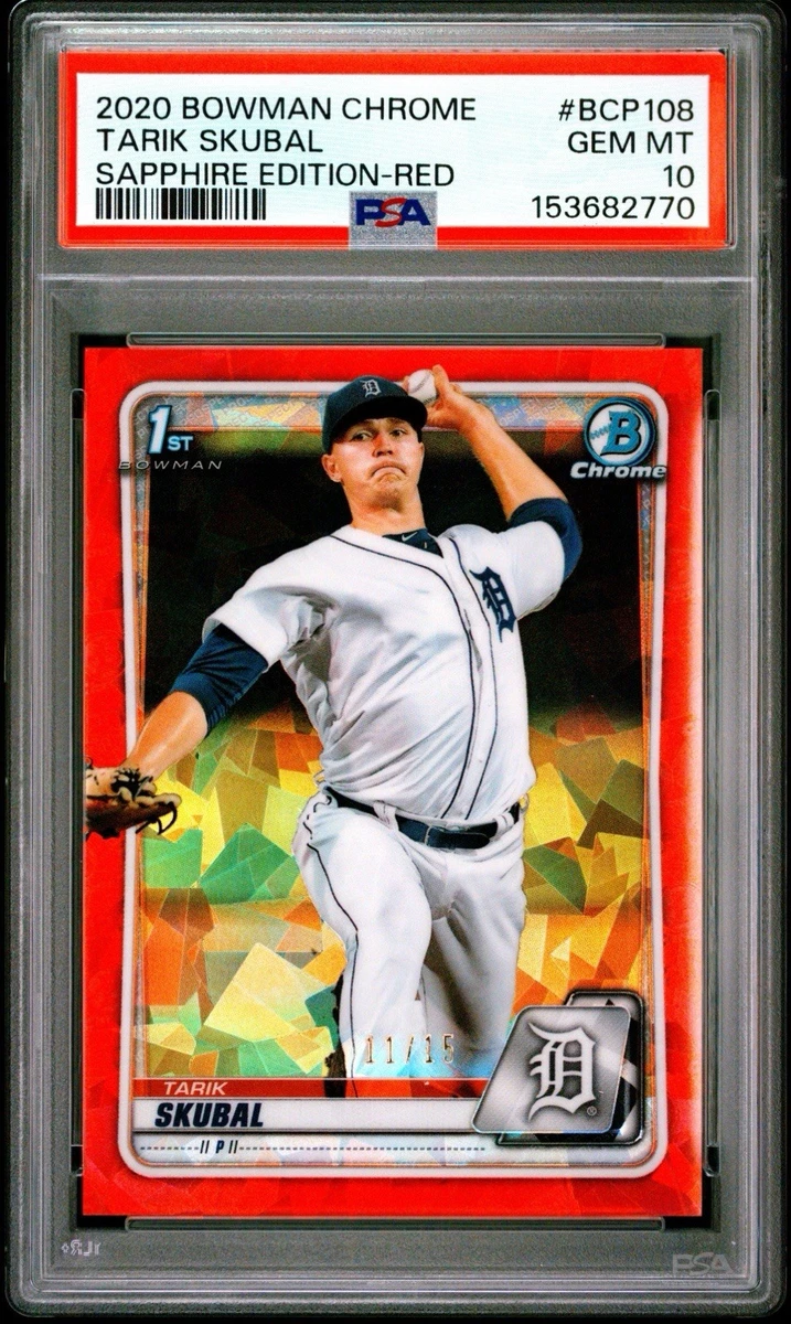 2020 Bowman Chrome Sapphire Edition - Tarik Skubal #BCP-108 for 