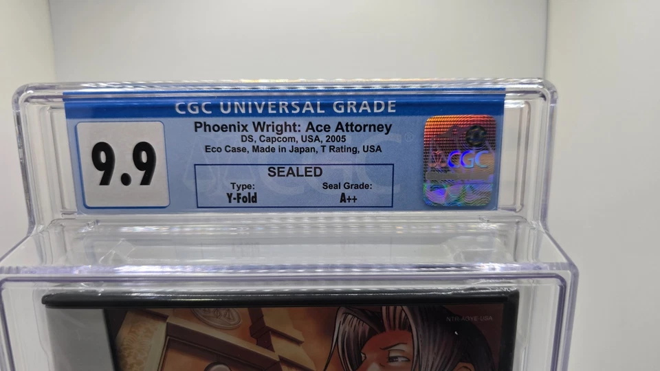Phoenix Wright Ace Attorney Nintendo DS Sealed CGC Graded 9.9 A++ Seal - Image 3 of 4