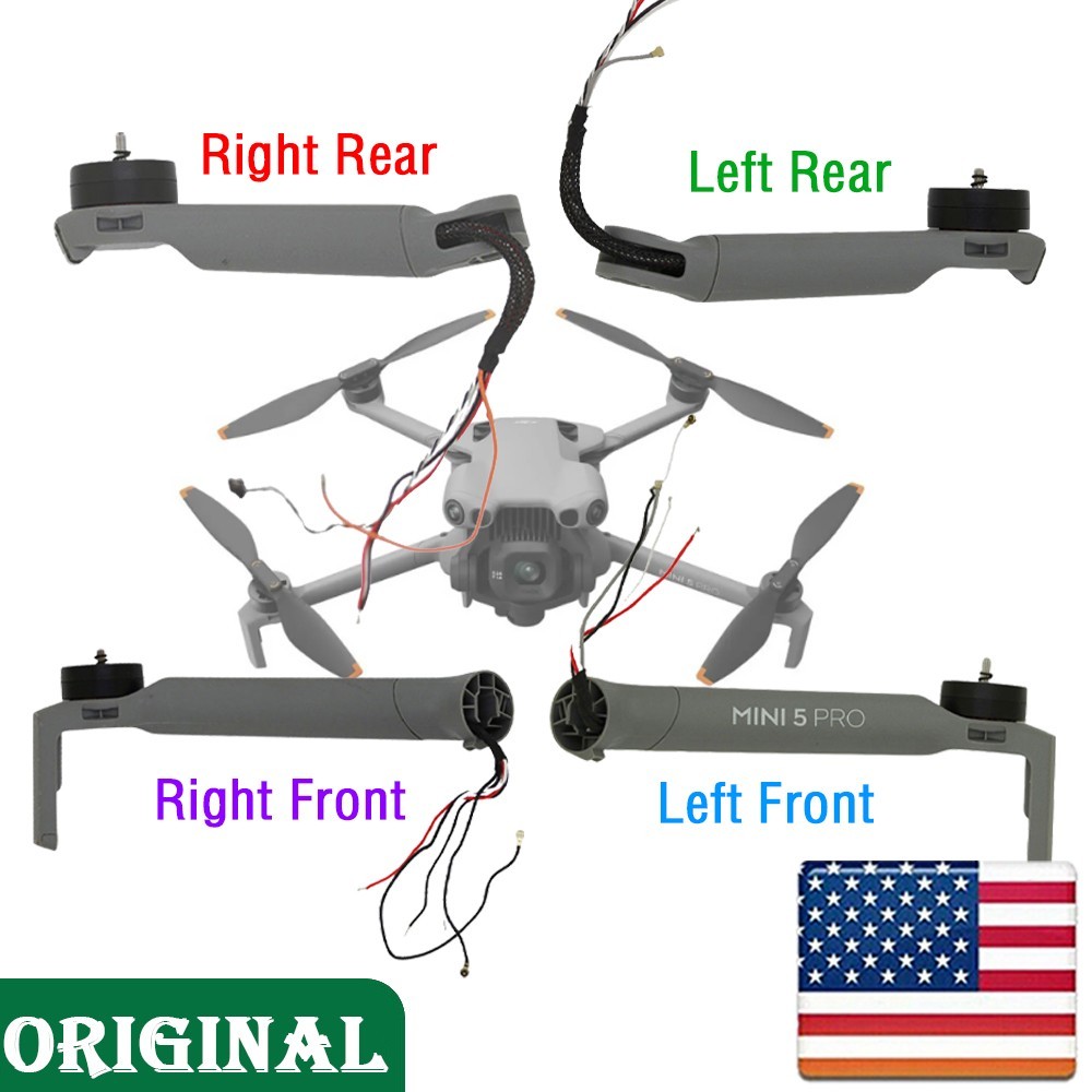 OEM Front Rear Back Left Right Arm Cover Shell with Motor For DJI Mini 5 Pro