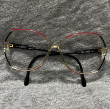 Vintage GUCCI GG2102 49E Red/Black Frame only 