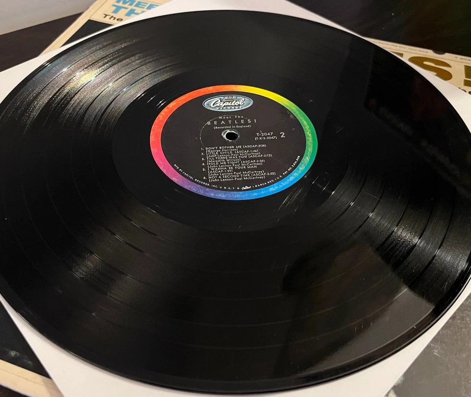 The Beatles - Meet The Beatles (моно, Scranton Press) - 12" виниловая пластинка LP - VG - Изображение 4 из 4