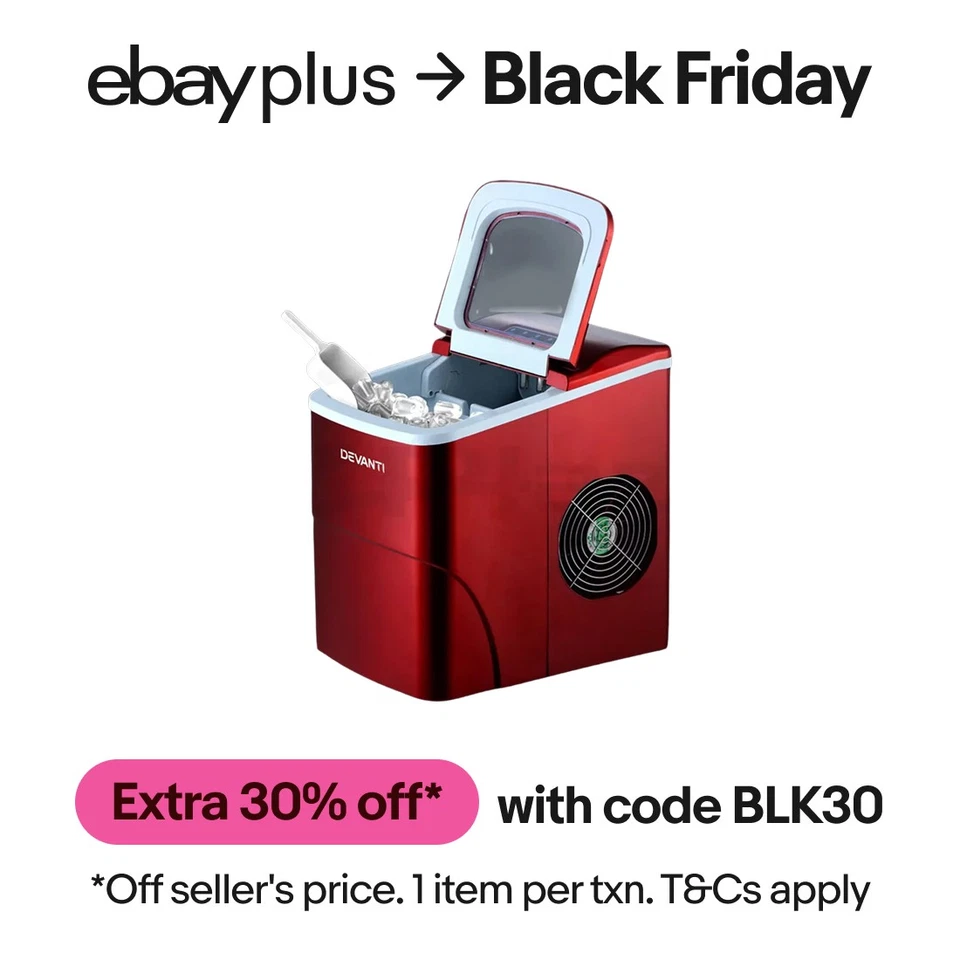 Devanti Ice Maker Machine Portable Ice Cube 2L