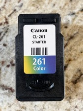 Canon Cl-261 Starter Color - Genuine OEM Printer Ink Cartridge - PIXMA Printers