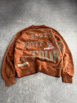 Travis Scott Utopia Circus Maximus Washed Merch Sweatshirt 2023 Medium