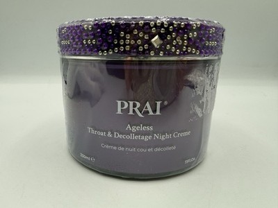 Prai Beauty ageless throat and décolletage night creme 11 OZ JEWELED LID NEW
