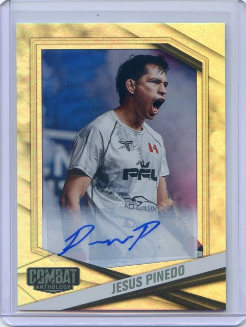 2025 Panini PFL Combat Anthology JESUS PINEDO #69 Silver Signatures Auto MMA
