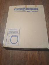 Jones Stephens C003WD-00 Closed Front - Round Wood Toilet Seat, White