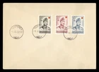 DR WHO 1952 FINLAND FDC RED CROSS SEMI POST COMBO TEMPERE M82646