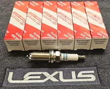 Toyota Lexus Iridium Spark Plugs Set of 6 Genuine OEM 90919-01263 2GR V6 Engines