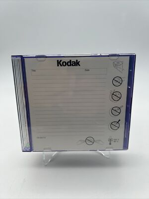 KODAK CD-R ULTIMA 80  Pack -Of 10-RECORDABLE CD  Space Saving Colored Case -NEW