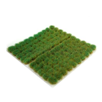10 mm statische Grasbüschel x 100 - Wild Moutain - Modelleisenbahn Landschaft