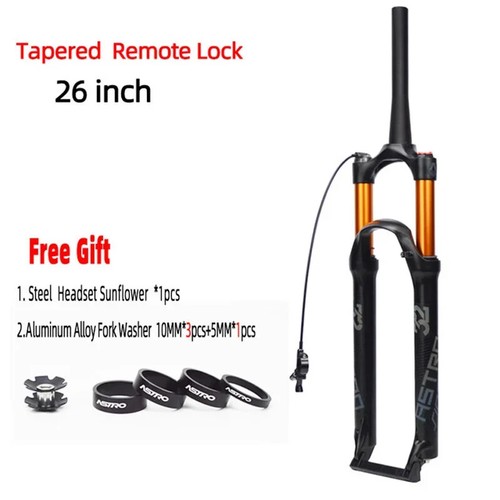 MTB Bicycle Supension Air Fork 26/27.5/ 29er Straight Travel 100mm Quick Release - Picture 28 of 36