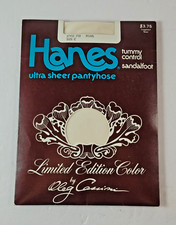 Vintage 1980's Pantyhose - Hanes Limited Edition Color Pearl - NOS 710 Size C