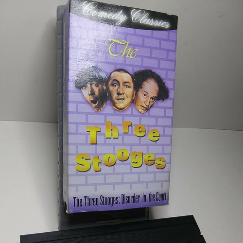 The Three Stooges : Disorder In The Court" VHS 1999 - Picture 3 of 10