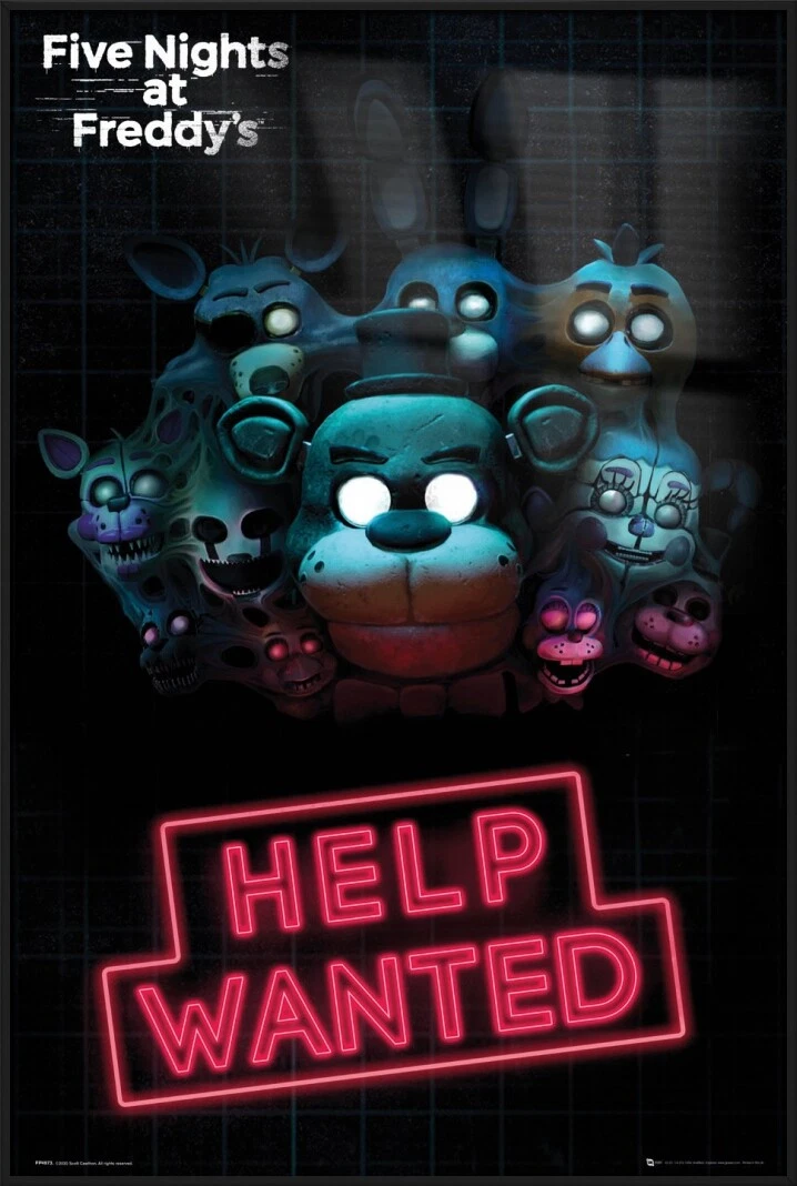 Poster Five Nights At Freddys - Group, Wall Art, Gifts & Merchandise