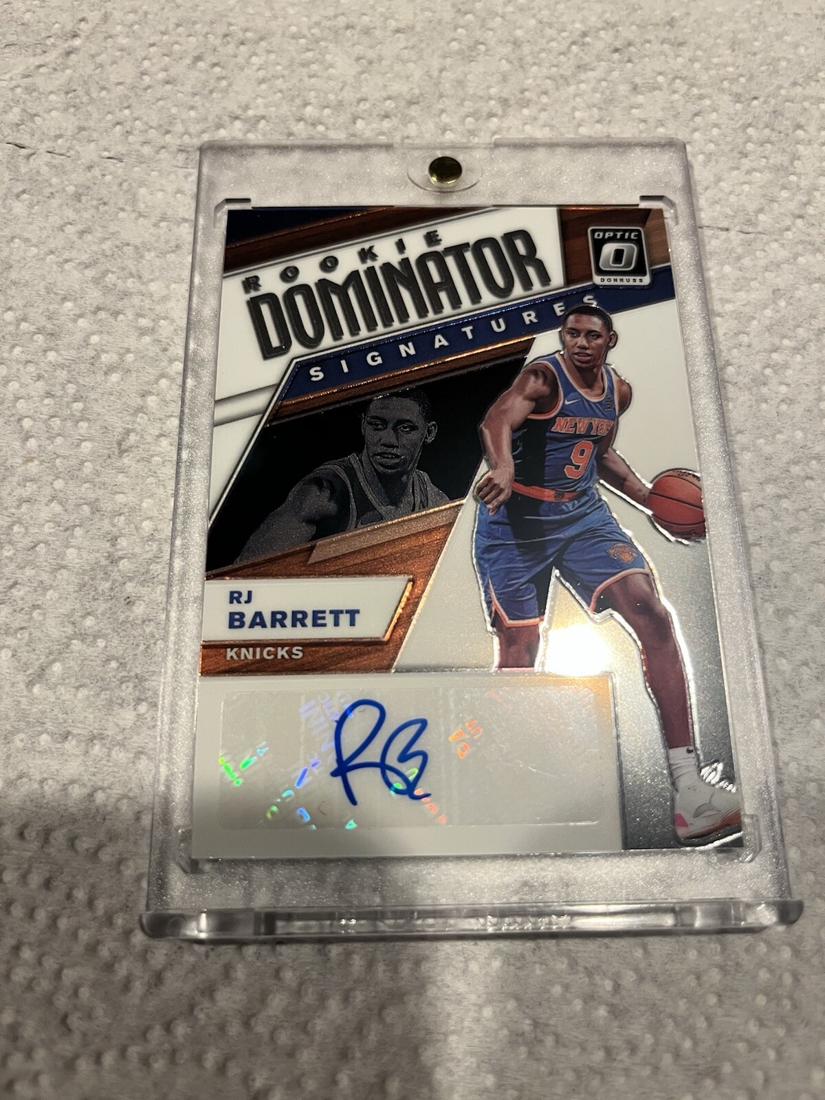 2019-20 Panini Donruss Optic - Rookie Dominator Signatures 39/99 RJ Barrett