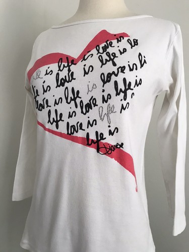 DIANE von FURSTENBERG 100% COTTON GIRL'S KIDS TOP SHIRT BLOUSE SIZE XL - Picture 4 of 6
