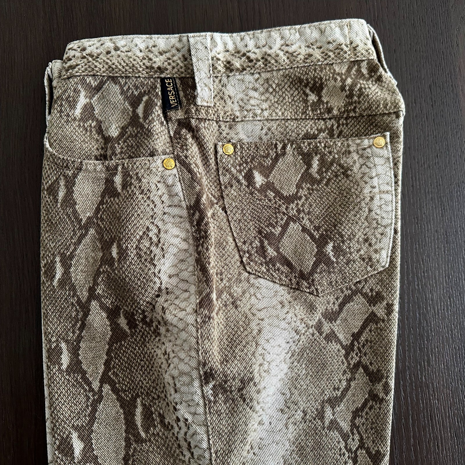 VERSACE JEANS SIGNATURE jeans Snake skin print size 29 from S/S 1995 image 5