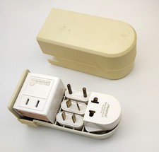 Vintage Franzus Travel-Lite Worldwide Converter Adapter Set VGC with Papers
