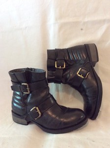 new look black leather boots