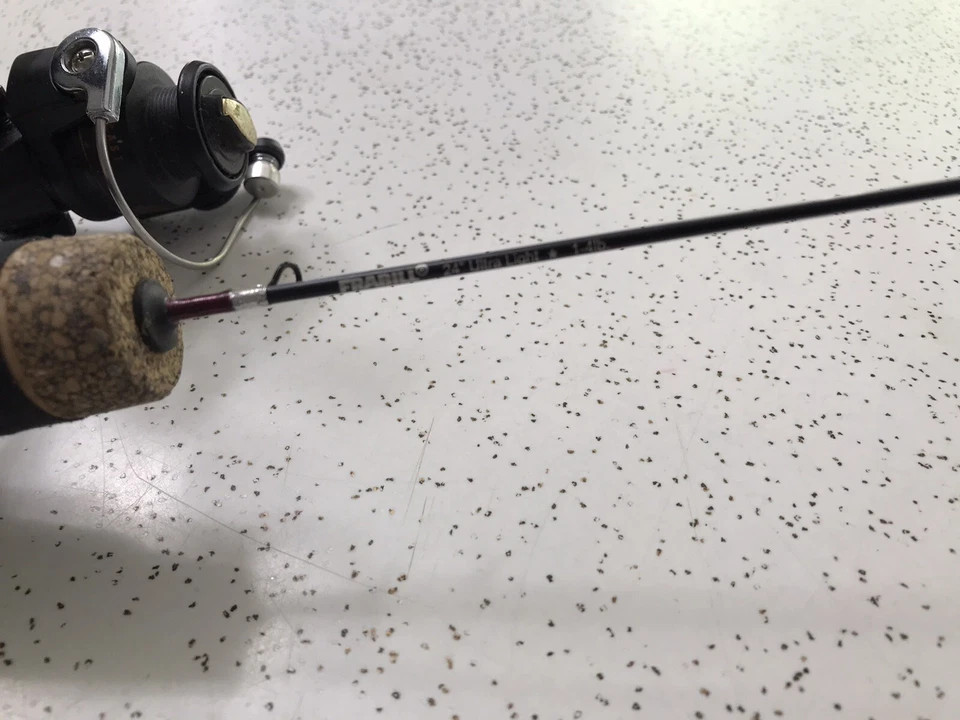 Frabril 26” Light Ice Fishing Rod & Silstar Reel Combo Good Used Condition - Image 4 of 4