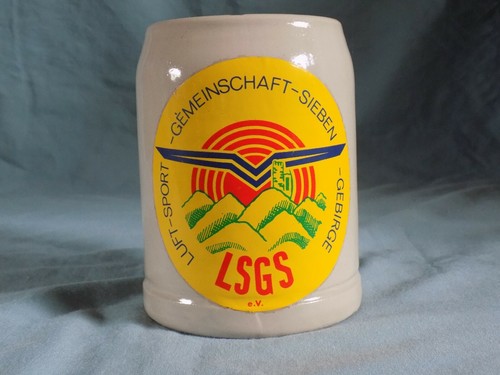 VTG Luft-Sport-Gemeinschaft-Sieben-Gebirge LSGS e.v. Stoneware Beer Mug - Picture 2 of 11