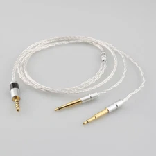 Pure Silver Headphone Cable 4.4/3.5/2.5mm Male for MEZE99 Classics 99NEO NOIR