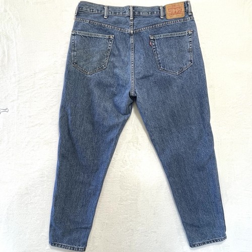 Levis 550 Men’s Jeans Size W40xL30 Blue Relaxed Fit Medium Wash Straight Denim - Picture 6 of 13