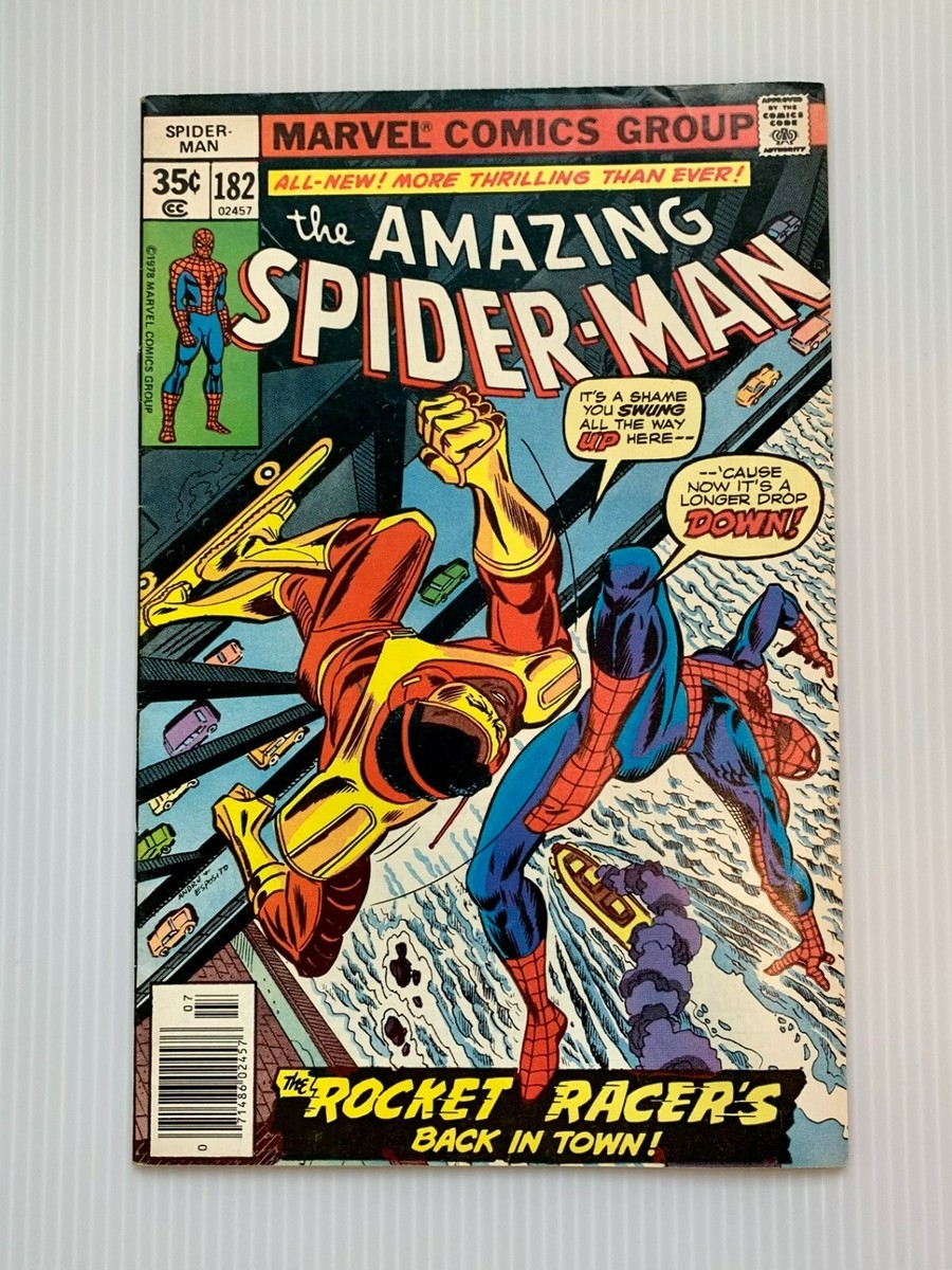 AMAZING SPIDER-MAN 182 “Rocket Racer's Back in Town