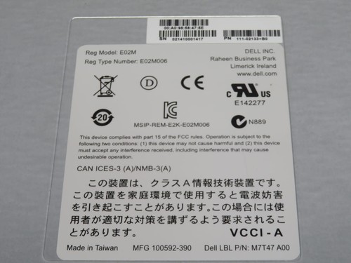 DELL E02M 14Y4D 111-02133+B0 10GB ISCSI CONTROLLER T197617 - Photo 5/6