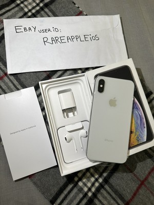 Apple iPhone XS Silver 256gb iOS 12.2 Unlocked | eBay