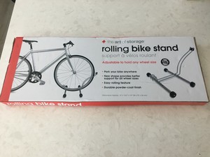rolling bike stand