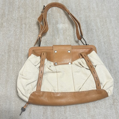 Vintage Y2K Juicy Couture Schultertasche Handtasche braun hellbraun beige Schlüssel & Schloss - Bild 2 von 11