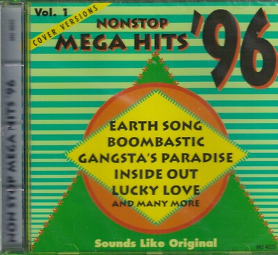 Nonstop Mega Hits '96 - Cover Versions - Vol. 1 -CD -307- near mint