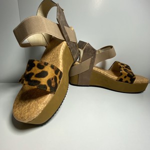 cute leopard sandals