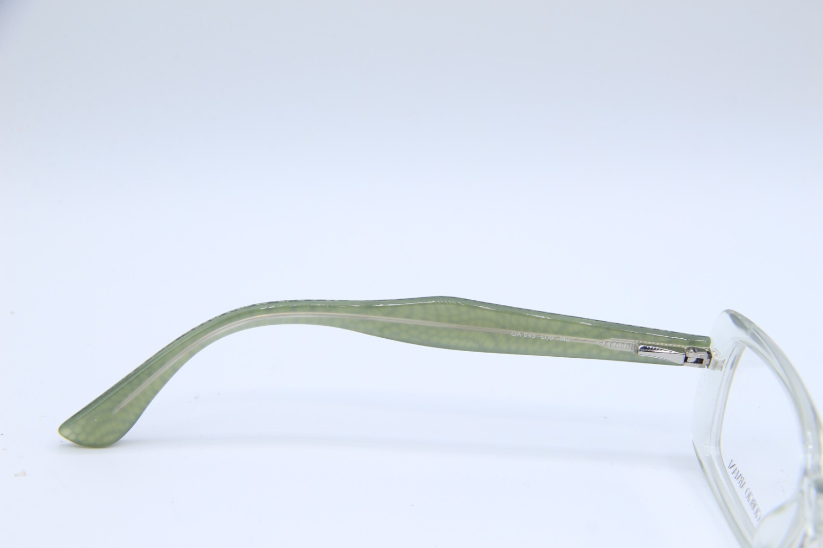 NEW GIORGIO ARMANI GA 943 LU9 CLEAR GREEN AUTHENTIC FRAMES EYEGLASSES 52-16