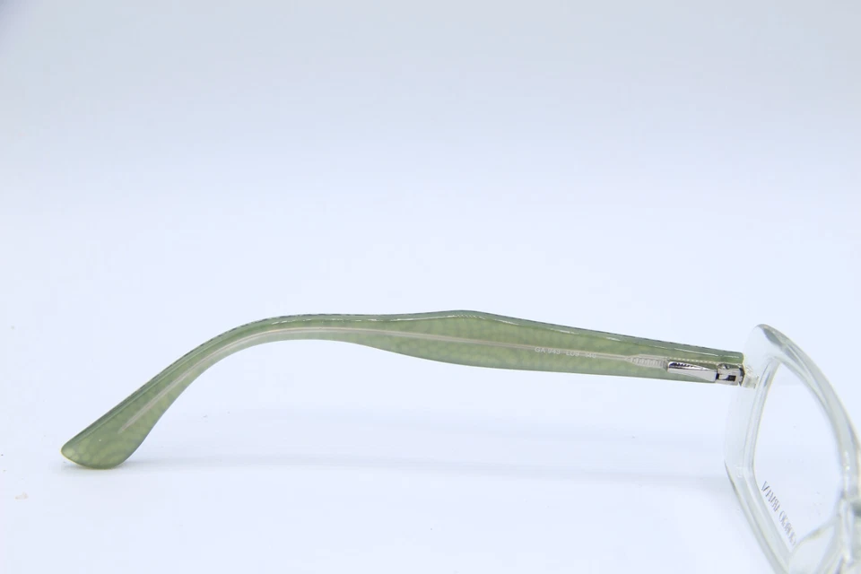 NEW GIORGIO ARMANI GA 943 LU9 CLEAR GREEN AUTHENTIC FRAMES EYEGLASSES 52-16 - Image 3 of 4