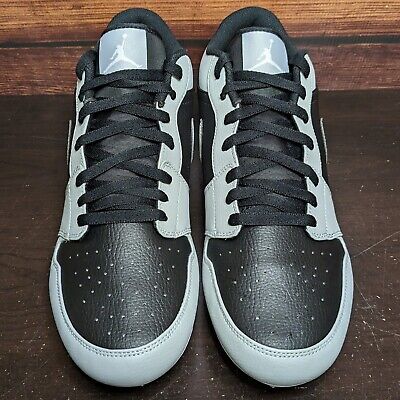 Nike Air Jordan 1 Low TD Men's 14 Shadow Black Grey football Nike Air Jordan 1 Low TD Men's 14 Shadow Black Grey football