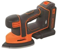 Black and Decker 18V 1.5Ah Li-Ion Cordless Mouse Sander Kit - BDCDS18-GB