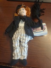 Disney Store Bert Mary Poppins Chimney Sweep Bean Bag Plush Stuffed Doll Toy 10"