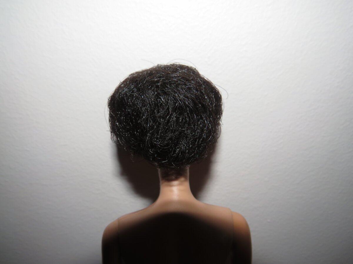 Vintage Greasy Face Early Bubble Cut Barbie Raven Hair eBay