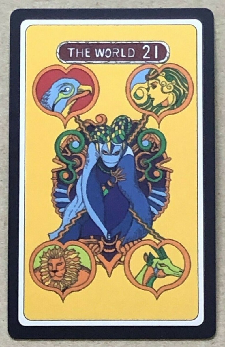 JOJO's Bizarre Adventure Stardust Crusaders Tarot Card 21 THE