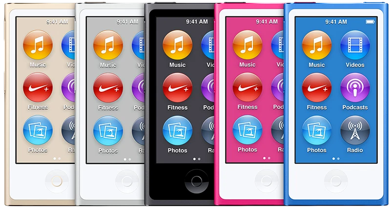 Apple iPod Nano 7th 8th Generation 16GB Gold Blue Silver Gray Black Purple Pink - Image 2 of 4