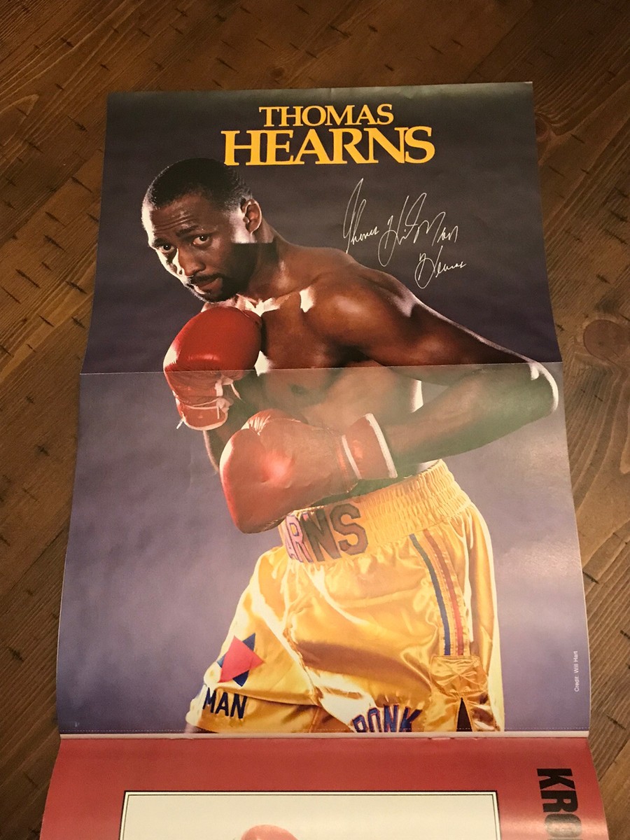 Sugar Ray Leonard vs Tommy Hearns II Vtg Boxing Fight Program With