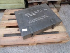 Holzkiste Transportkiste 66x 52 x 15 Bundeswehr  6685