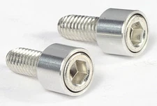 Thermostat Cover Bolts - Straight:  Aluminum