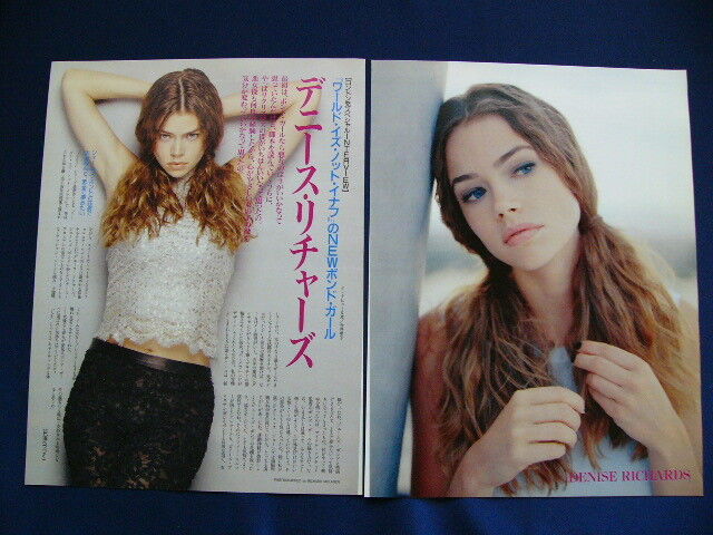 1990s Denise Richards Japan 22 Clippings THE WORLD IS NOT 1990s Denise Richards Japan 22 Clippings THE WORLD IS NOT