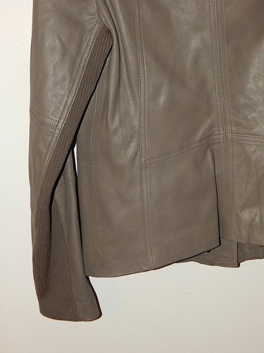 VINCE WOMENS GENUINE LEATHER JACKET DK GRAY sz S NEW$1195 AUTHENTIC - Picture 5 of 5