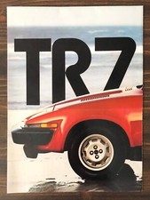 1979 Triumph TR7 Coupe Convertible Sales Brochure Catalog