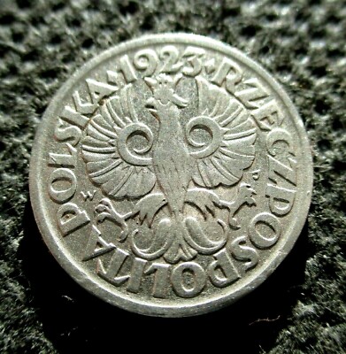 ポーランド　１０ズローチ OLD COIN OF POLAND 10 GROSZY 1923 SECOND REPUBLIC (II